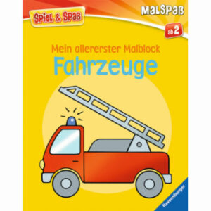 RAVENSBURGER Spiel & Spaß - Malspaß Mein allererster Malblock - Fahrzeuge