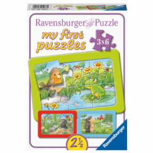 Ravensburger My first Puzzle - Rahmenpuzzle Kleine Gartentiere
