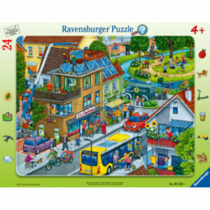 Ravensburger Rahmenpuzzle - Unsere grüne Stadt 24 Teile