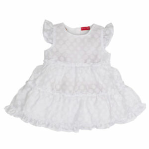 SALT AND PEPPER Girls Kleid Punkte white