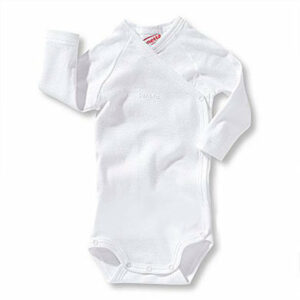 SANETTA Baby Wickelbody uni weiß