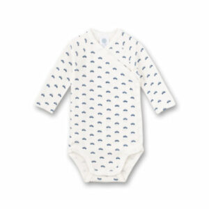 SANETTA Wickelbody white pebble mit Autos