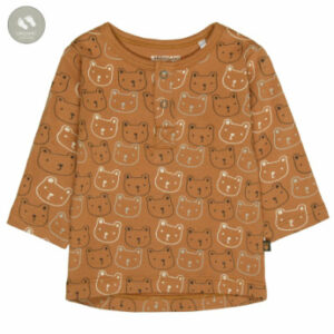 STACCATO Shirt camel gemustert