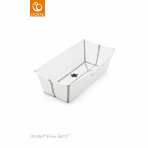 STOKKE® Badewanne Flexi Bath XL™ extra groß weiß mit hitzeempfindlichem Stöpsel ab der Geburt