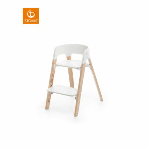 STOKKE® Steps™ Hochstuhl weiß Buche natur