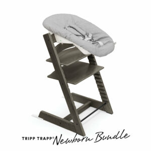 STOKKE® Tripp Trapp® Hochstuhl Buche Hazy Grey inkl. Newborn Set™ Grey