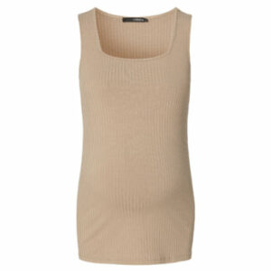 SUPERMOM Top Square Neck Desert Taupe