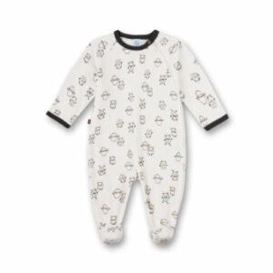 Sanetta Overall offwhite Monster Alloverprint