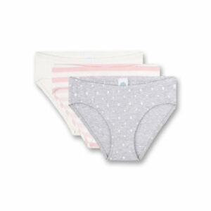 Sanetta Slip Grau/Rosa/Weiß