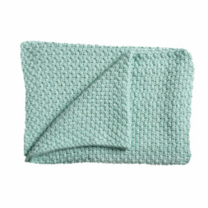 Schardt Baby-Strickdecke 75 x 100 cm mint