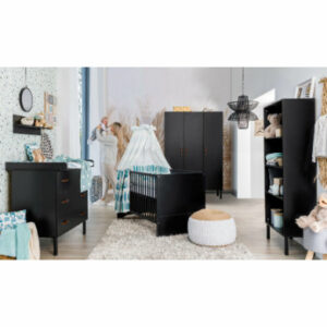 Schardt Kinderzimmer Melody Black 3-türig