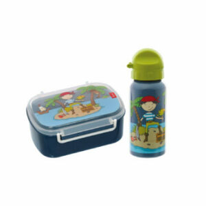 Sigikid Brotdose + Trinkflasche 2er Set bunt