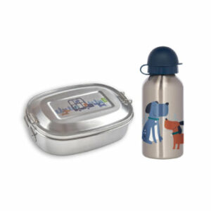 Sigikid Edelstahl-Lunchset 2er Set blau