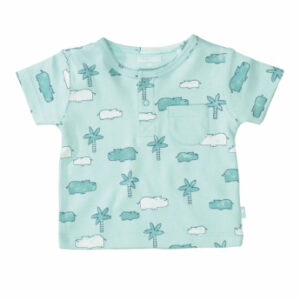 Staccato T-Shirt pastel mint gemustert