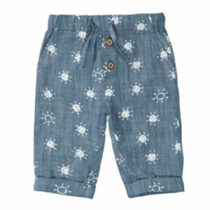 Staccato Webhose blue denim gemustert