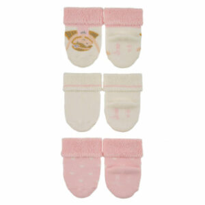 Sterntaler Baby-Söckchen 3er-Pack Ballerina ecru