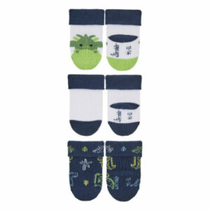 Sterntaler Baby-Söckchen 3er-Pack Drache marine