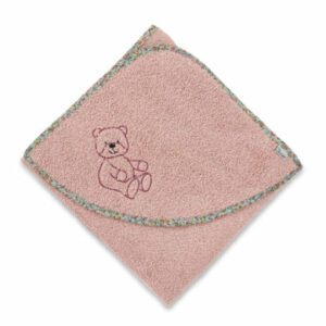 Sterntaler Badetuch Terrybär Baylee puder rose 100 x 100 cm