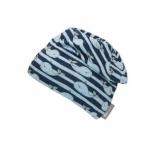 Sterntaler Slouch-Beanie Wale blau