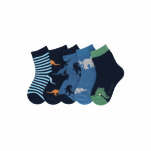 Sterntaler Söckchen 5er-Pack Wildnis marine