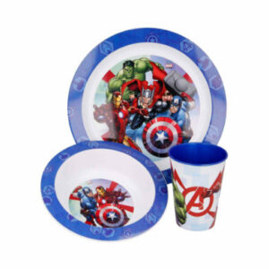 Stor Kindergeschirr Avengers 3er Set blau