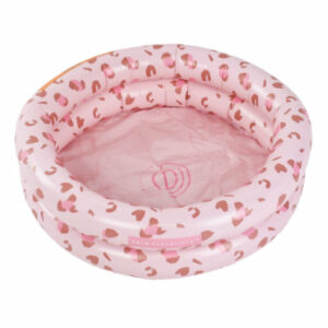 Swim Essentials Printed Baby Pool Old Pink Leopard 60 cm 2 rings