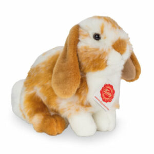 Teddy HERMANN® Hase sitzend hellbraun/weiß gescheckt 20 cm