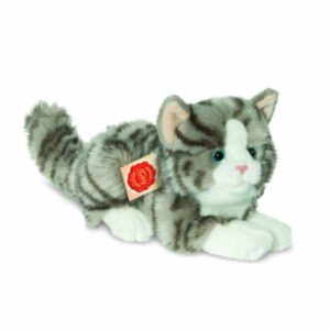 Teddy HERMANN® Katze liegend grau