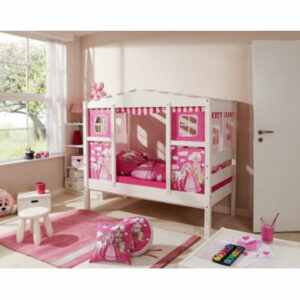 TiCAA Hausbett Mini Prinzessin Rosa