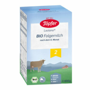 Töpfer Bio Folgemilch 2 Lactana 600 g nach dem 6. Monat