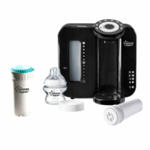 Tommee Tippee Flaschenaufbereiter mit extra Filter Perfect-Prep in schwarz