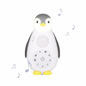 ZAZU Zoe - Die Pinguin Bluetooth Musikbox mit Nachtlicht grau