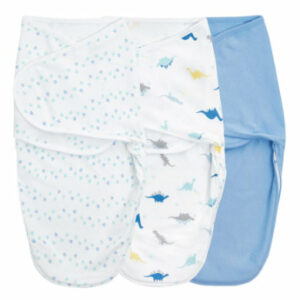 aden + anais™ essentials easy swaddle™ Wickel-Pucktuch 3er-Pack dino-rama 4-6 Monate