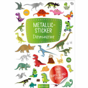 arsEdition Metallic Sticker Dinosaurier