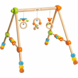 bieco Baby Holz-Gym mit Spielbogen