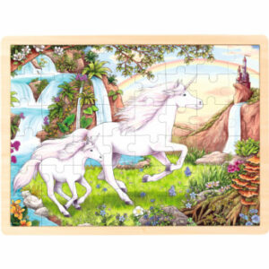 goki Einlegepuzzle Einhorn 48 Teile