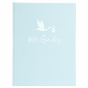 goldbuch Babytagebuch Storch blau