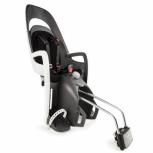 hamax Fahrradsitz Caress mit abschließbarer Halterung Grau/Weiß/Schwarz