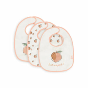 jollein Lätzchen Peach orange 3er Pack