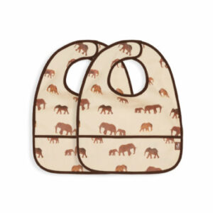 jollein Lätzchen wasserdicht Savannah beige 2er Pack