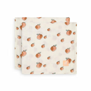 jollein Mullwindeln 2er-Pack Peach 115 x 115 cm