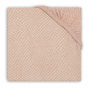 jollein Spannbettlaken Jersey Snake pale pink 40 x 80 cm