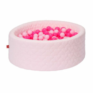 knorr® toys Bällebad soft Cosy heart rose mit 300 Bällen soft pink