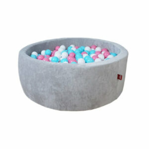 knorr® toys Bällebad soft Grey 300 balls rose/creme/lightblue