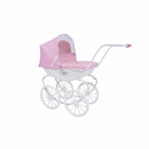 knorr® toys Puppenwagen Classic - pram rosa/weiß