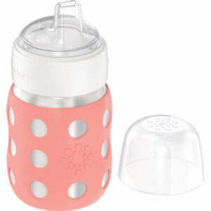 lifefactory Baby-Weithalsflasche 235 ml mit Soft Sippy Cap