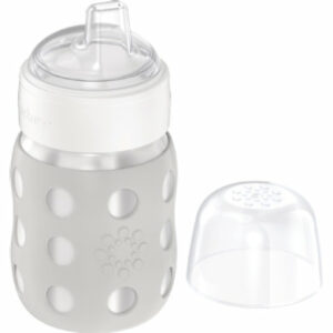 lifefactory Baby-Weithalsflasche 235 ml mit Soft Sippy Cap