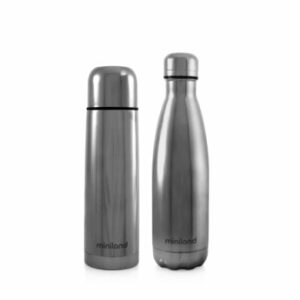 miniland myBaby&me deluxe Thermosflasche silber 500ml