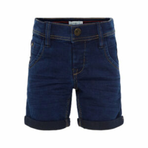 name it Boys Jeans Shorts Ryan dark blue denim