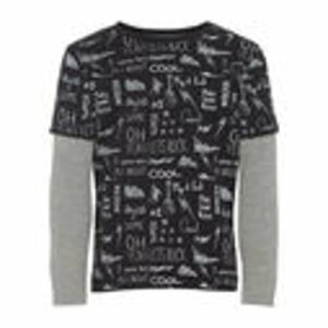 name it Boys Langarmshirt Nmmolando schwarz